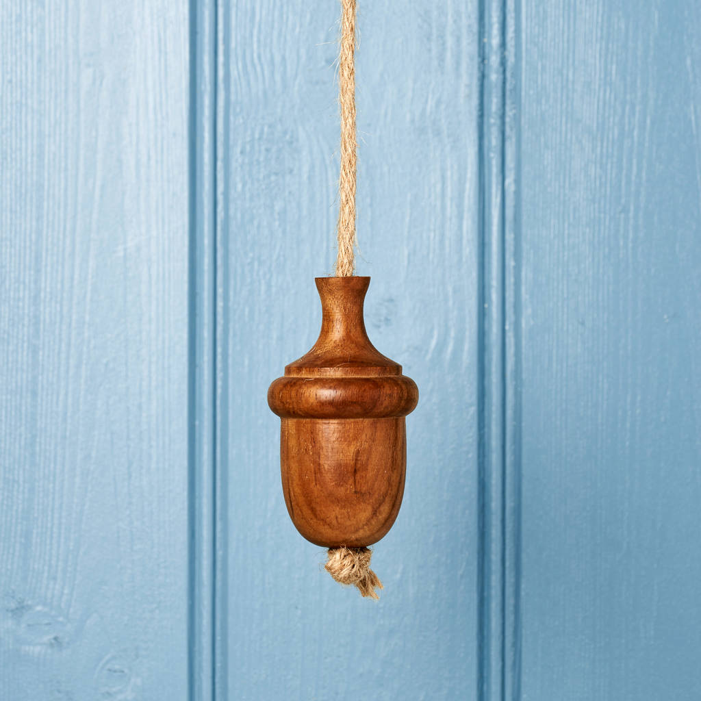 Solid Wooden Oak Rope Bathroom Light Pulls By Pushka Home