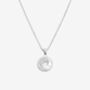 Nami 925 Sterling Silver Wave Pendant Necklace, thumbnail 1 of 5