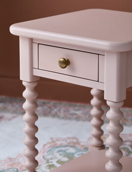 Harlow Bedside Table In Desert Rose, 4 of 5