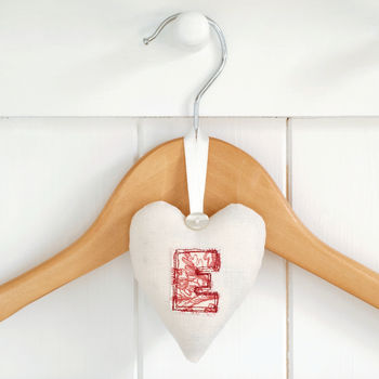 Personalised Initial Hanging Heart Gift, 9 of 12