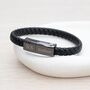 Personalised Woven Leather Usb Charger Tech Bracelet, thumbnail 7 of 12