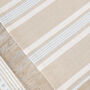 Set Of Four Millstone Blue Striped Cotton Placemats, thumbnail 6 of 7