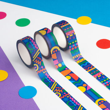 Bright Geometric Shapes Washi Tape, 2 of 3