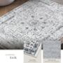 Washable Rug Living Room Carpet Oriental Short Pile Rug, thumbnail 3 of 12