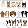 Personalised Christmas Dog Stamp Wrapping Paper, thumbnail 3 of 12