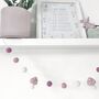 Pink And Peach Blossom Toadstool Garland, thumbnail 8 of 9