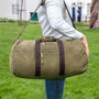 Personalised Canvas Holdall With Padded Shoulder Strap, thumbnail 4 of 11
