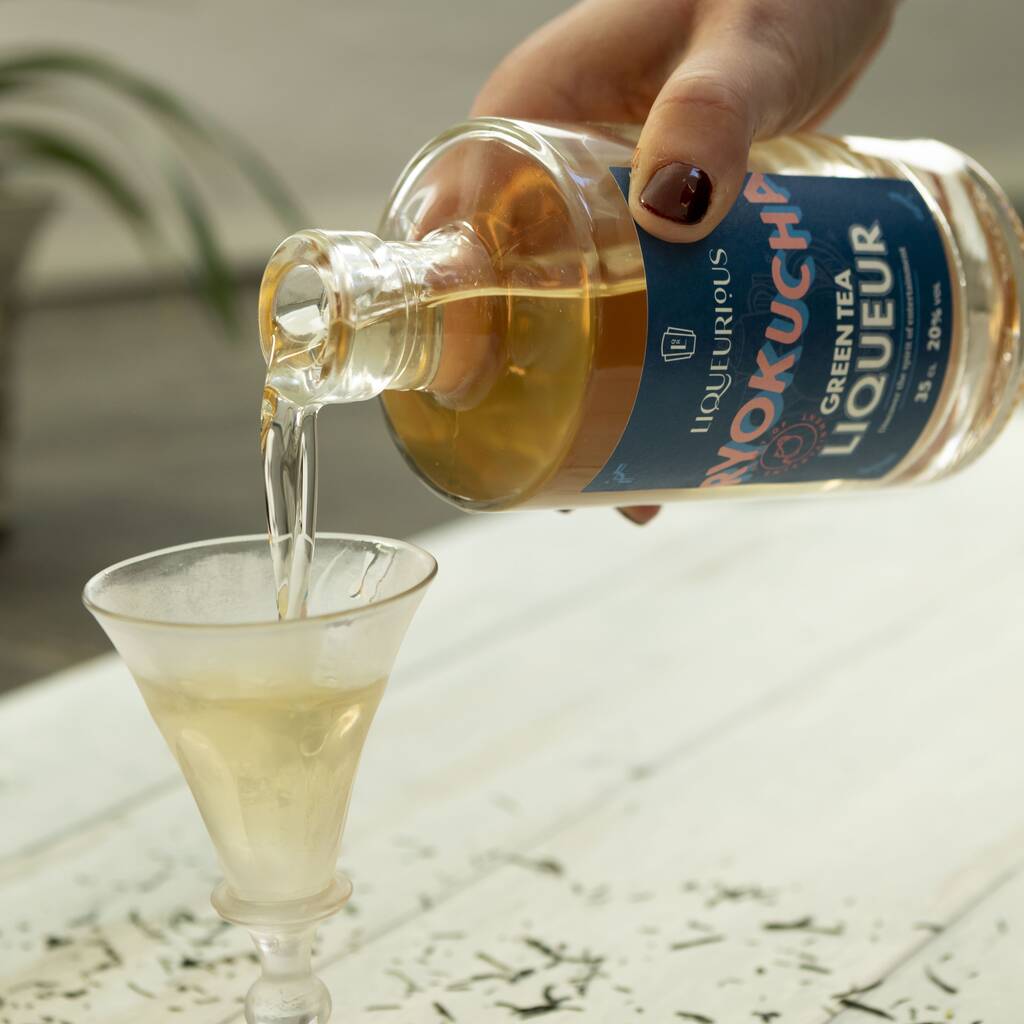 Ryokucha Green Tea Liqueur Gift Box By Liqueurious