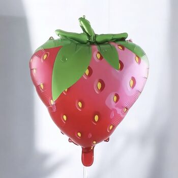 Five Piece Berry 1st Birthday Balloon Set, 8 of 8