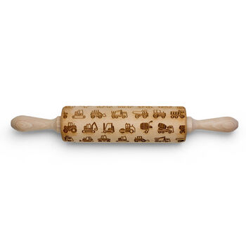 Construction One Embossing Rolling Pin, 3 of 4