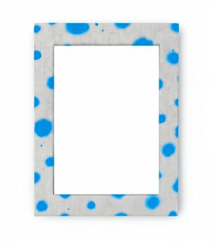 Upcycled Hand Painted Polka Dot Eco Wooden Photo Frame 5x7', 5 of 12