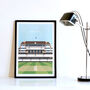 England The Oval Cricket Ground Art Print Personalised Gift, thumbnail 4 of 6