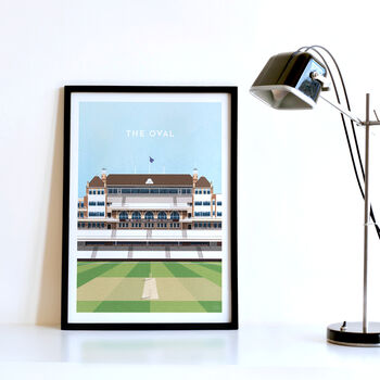 England The Oval Cricket Ground Art Print Personalised Gift, 4 of 6