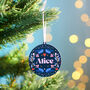 Personalised Floral Name Bauble, thumbnail 1 of 4
