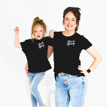 'Girl Gang' Mother's Day Twinning T Shirt, 3 of 9