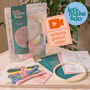 Learn To Sew Your Own Embroidered Flowers Kit Stick And Stitch, thumbnail 1 of 8