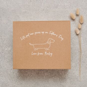Personalised Dachshund Dog Father's Day Hamper, 2 of 10