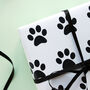 Paw Print Wrapping Paper, thumbnail 5 of 7