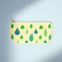 Cotton Leaf Makeup And Cosmetic Bag, thumbnail 2 of 6