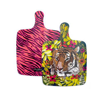 Heat Resistant Large Chopping Board Tiger Print, 3 of 10
