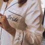 Bridal Luxury Satin Long Sleeve Pyjama Set, thumbnail 1 of 3