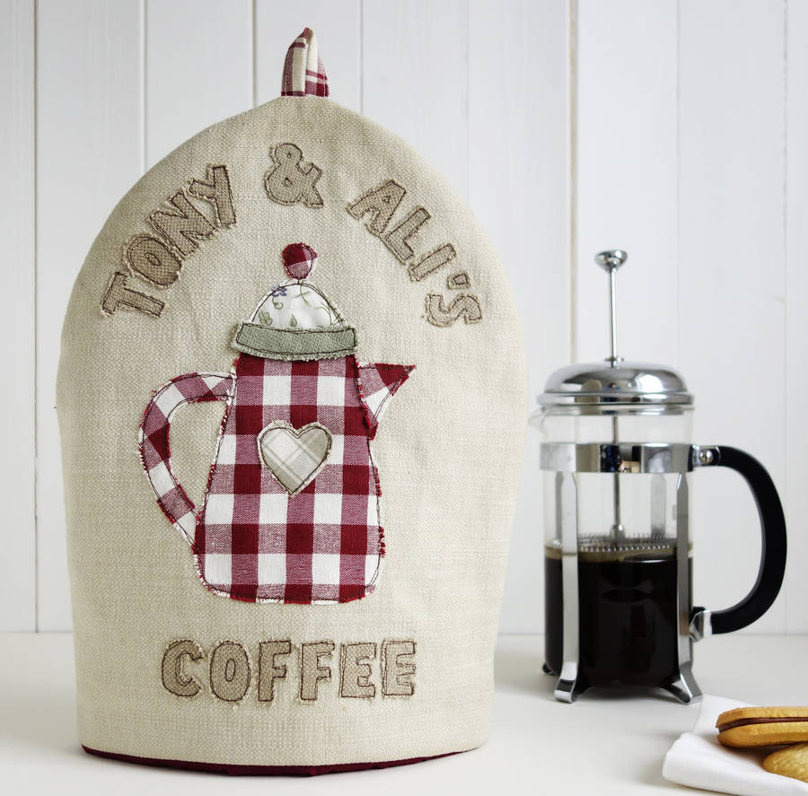 Personalised Cafetiere Cosy Coffee Gift, 1 of 12