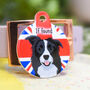 Union Jack Dog Breed Name Tag Personalised, thumbnail 11 of 12