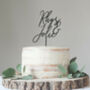 Contemporary Personalised Wedding Cake Topper, thumbnail 1 of 5