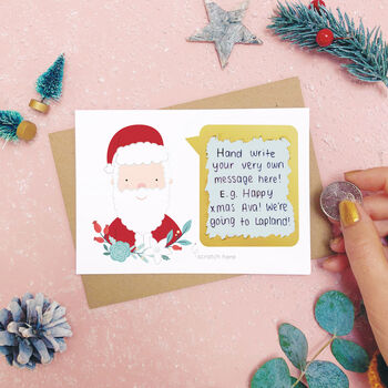 Personalised Santa Scratch Card, 4 of 10