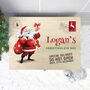 Personalised Cartoon Santa Christmas Eve Box Five Sizes, thumbnail 2 of 8