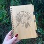 Personalised Beagle Dog Engraved Notebook, thumbnail 1 of 3