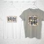 Bride Tribe Pampas Grass Floral Hen Do T Shirt, thumbnail 2 of 3