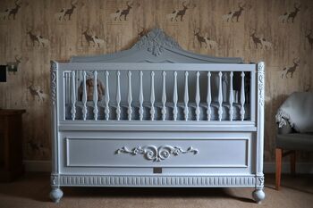 Handcrafted Louis French Style Cot Bed, 2 of 6