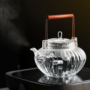 Handmade Glass Teapot Blooming Series, 2 of 3