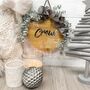 Personalised Family Christmas Wreath Plaque, thumbnail 2 of 10
