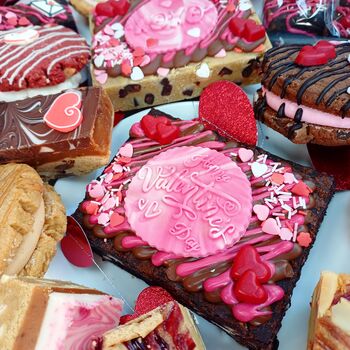 Brownie Slice Love Letter Triple Chocolate Valentine’s Gift Serves Six, 2 of 4