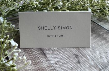 Wedding Table Guests Place Name Card Personalised, 9 of 12