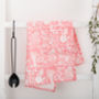 'Punchy Paprika' Tea Towel, In Pink, Green Or Orange, thumbnail 2 of 4
