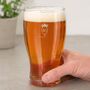 Engraved Pint Glass Personalised 40th Birthday Gift, thumbnail 1 of 12
