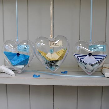 Personalised Love Boat Secret Messages Heart, 5 of 12