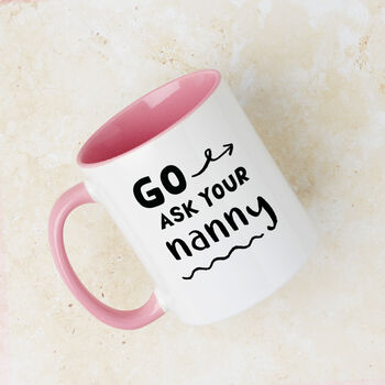 Go Ask Your Grandma Mug For Grandad, 2 of 6