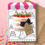 Personalised Sweet Birthday Cake Card For Her, thumbnail 5 of 7