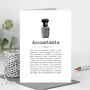 Accountants Card With Accountancy Quotes, thumbnail 1 of 4