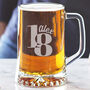 18th Birthday Personalised Beer Tankard Glass, thumbnail 4 of 6