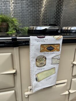 Cheese And Crackers Tea Towel, 3 of 3