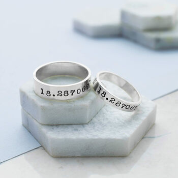 Personalised Handstamped Matching Ring Bands, 2 of 7