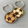 Personalised Football Keepsake Keyring Birthday Card, thumbnail 2 of 8