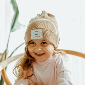 Children's Unisex Hat Beanie Cotton Baby Gift, 7 of 9