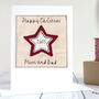 Personalised Star Christmas Or New Year Card, thumbnail 1 of 12