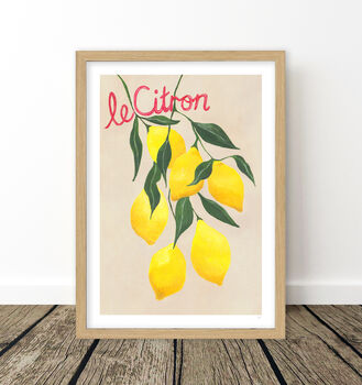 Le Citron Lemons Print, 7 of 9